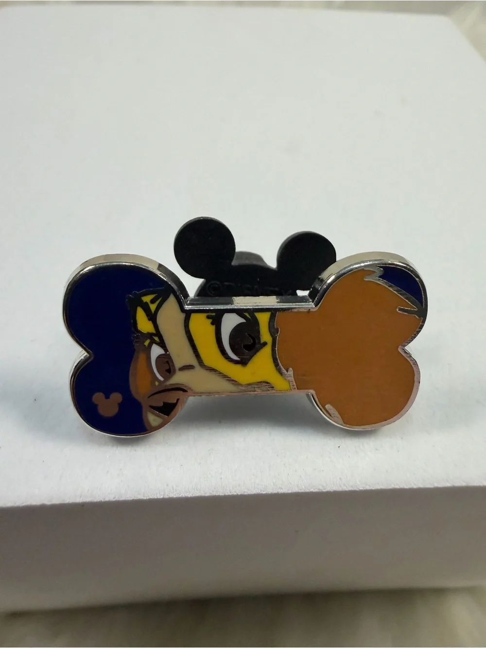 💙3/$20💙 Disney Dog Bone Enamel Pin - Blue, Yellow, Brown